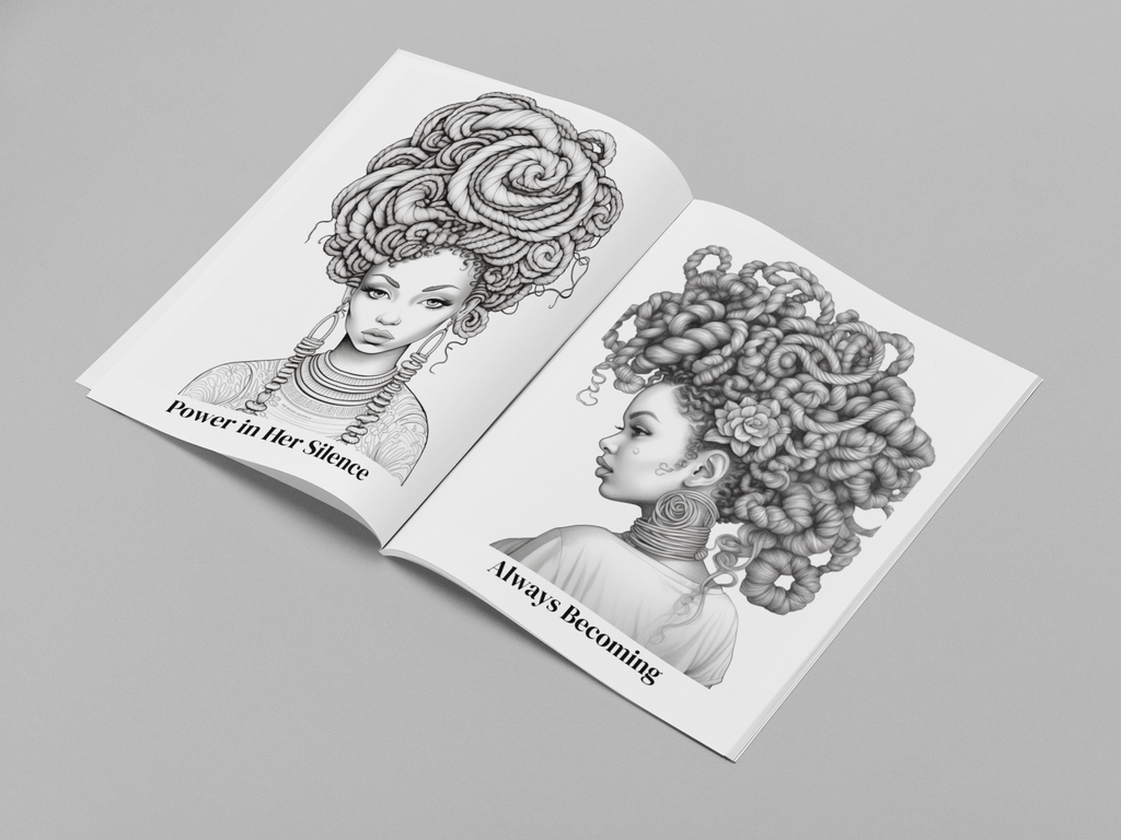 Crowned in Glory - A Regal Coloring Experience of Beauty, Identity, and Power - Physical Book