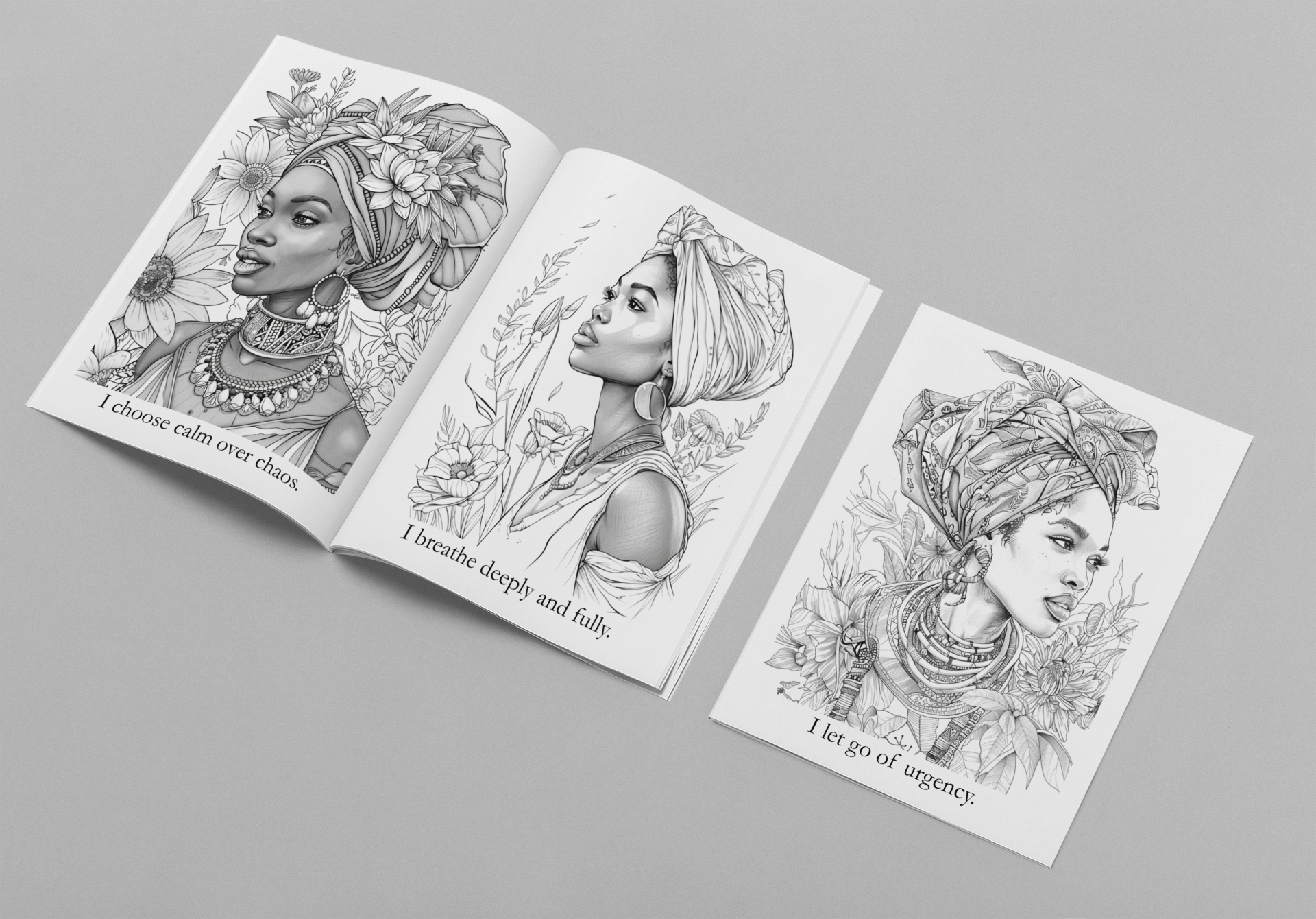 Crowned in Peace - A Coloring Affirmation Experience in Rest & Emotional Ease - Physical Book