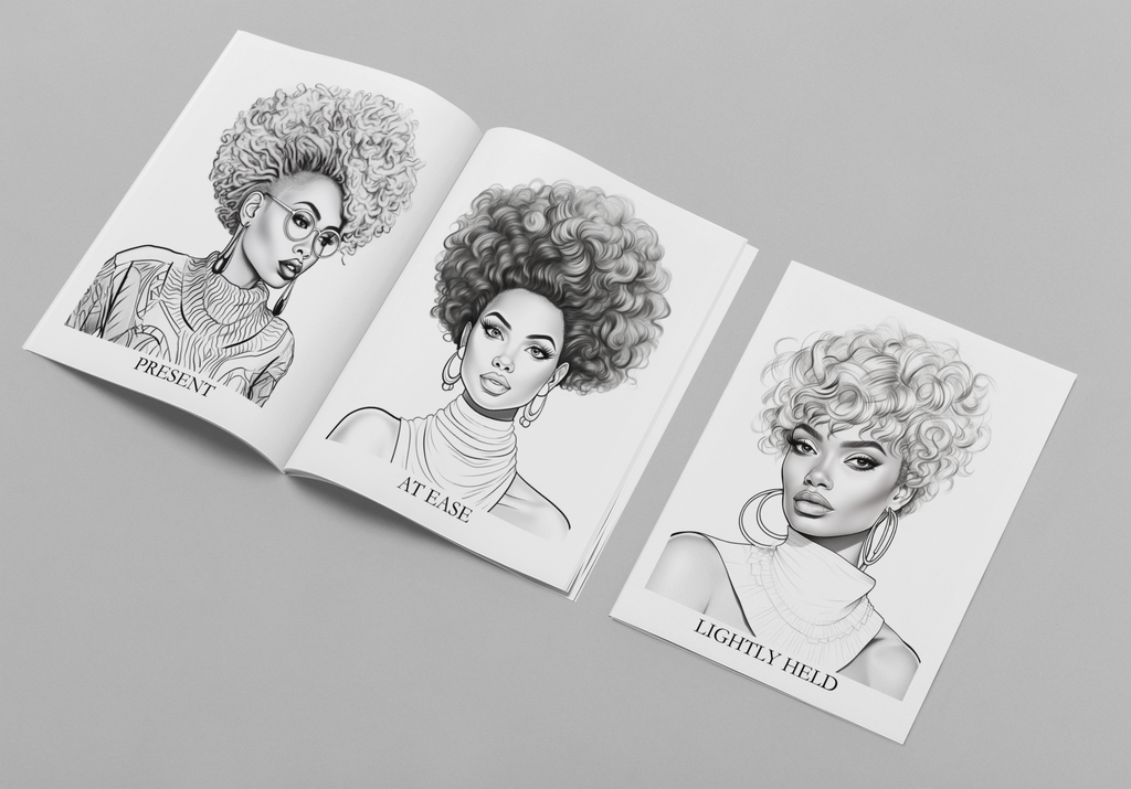 Crowned in Presence - A Coloring & Affirmation Experience - Physical Book